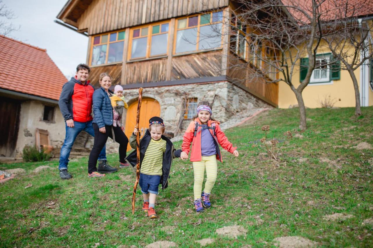 Ferienwohnung Stiegelbauer Fichte Sausal Exterior foto